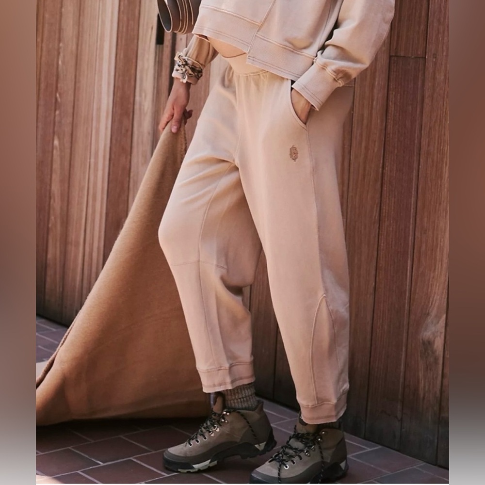 Free People Movement x Hatch Intercept Pants Desert Sand (Tan) NWT HTF Sz M